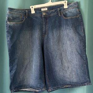 Denim Bermuda Shorts. 24w